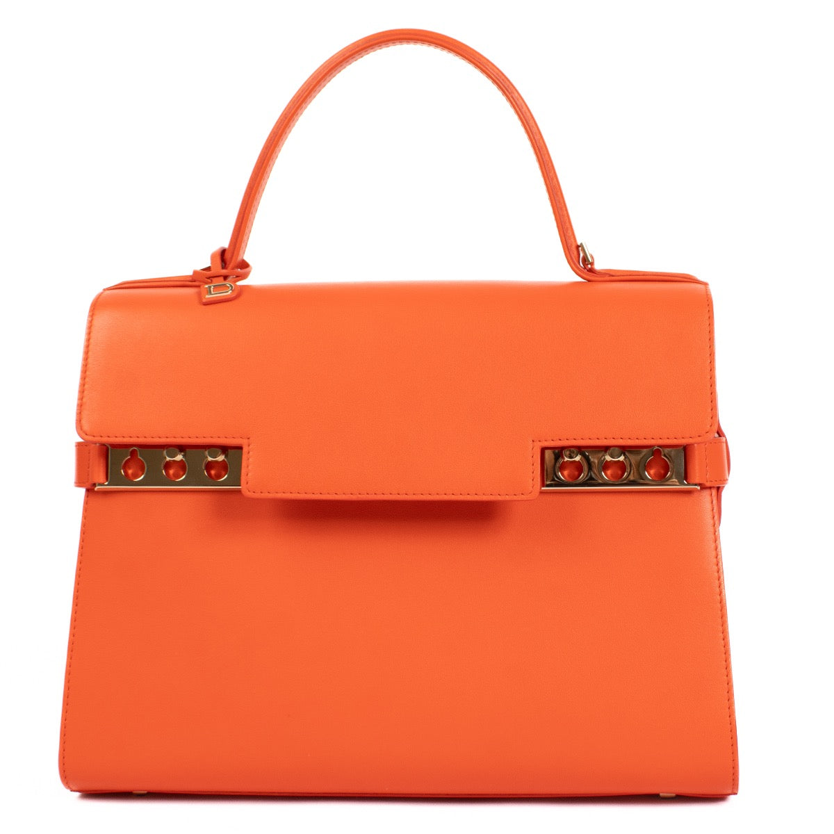 Delvaux Paprika Calf Souple Tempête GM Bag aan de beste prijs bij Labellov tweedehands luxe in Antwerpen en Knokke.