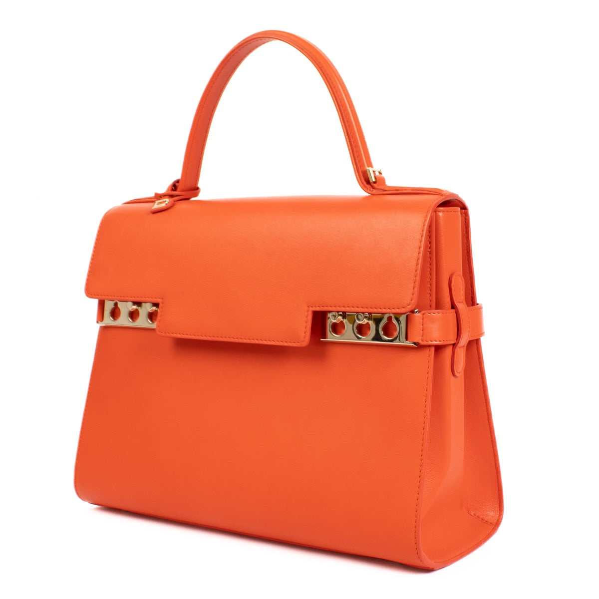 Delvaux Paprika Calf Souple Tempête GM Bag aan de beste prijs bij Labellov tweedehands luxe in Antwerpen en Knokke.