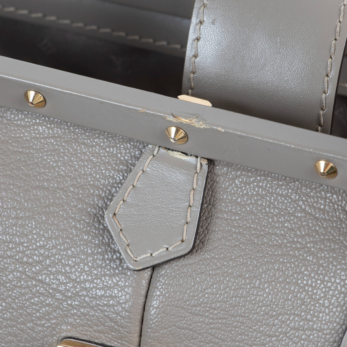 Louis Vuitton Taupe Suhali L'Ingenieux PM Doctor Bag