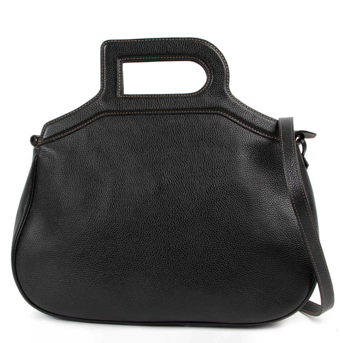 Delvaux Black D Top Handle Bag