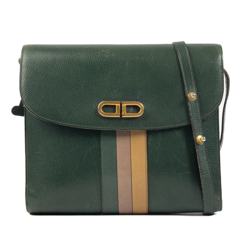 Shop 100% authentic second-hand Delvaux Green Crossbody on Labellov.com