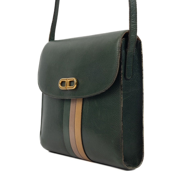 Shop 100% authentic second-hand Delvaux Green Crossbody on Labellov.com