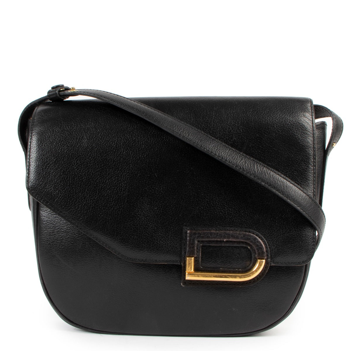 Delvaux Black Leather Crossbody