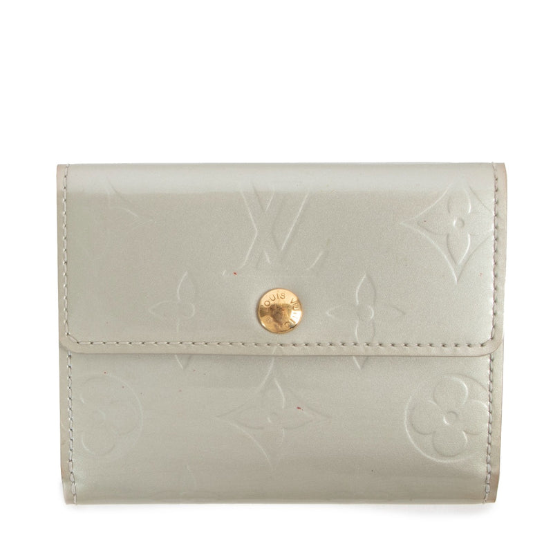 Louis Vuitton Silver Monogram Vernis Ludlow Wallet