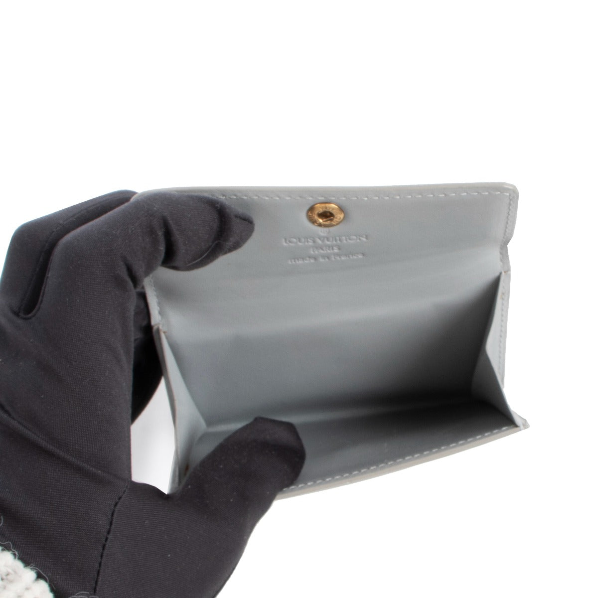 Louis Vuitton Silver Monogram Vernis Ludlow Wallet