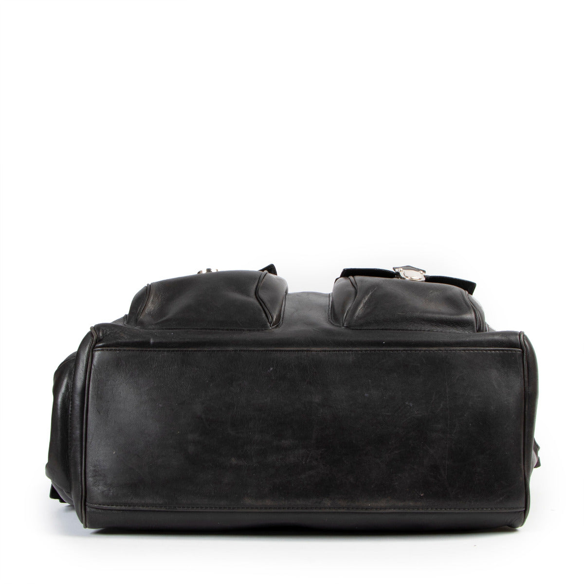 Delvaux Coquin Poches Black Bridon Shoulder Bag