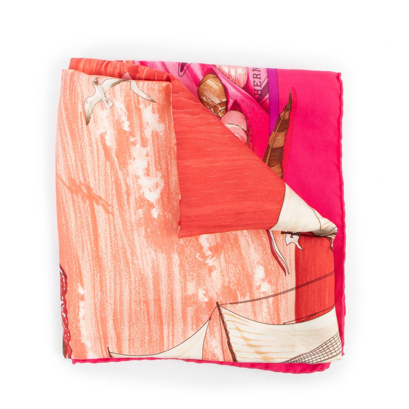 Hermès 'Christophe Colomb Découvre l'Amérique' Carré 90 Silk Scarf