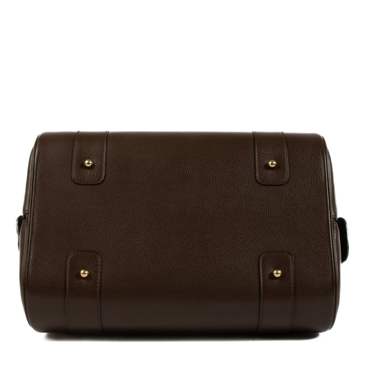 Shop safe online at Labellov in Antwerp, Brussels and Knokke this 100% authentic second hand Delvaux Chocolat Jumping Paola Top Handle Bag