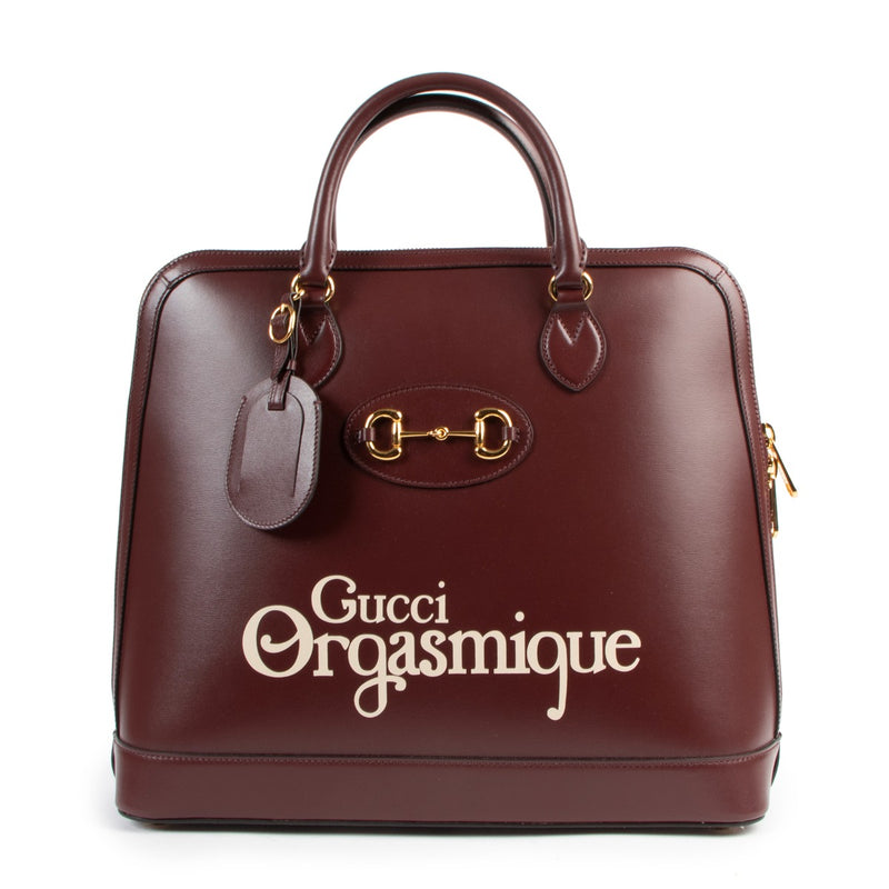 Gucci Spring/Summer 2020 Orgasmique Horsebit 1955 Large Tote Bag