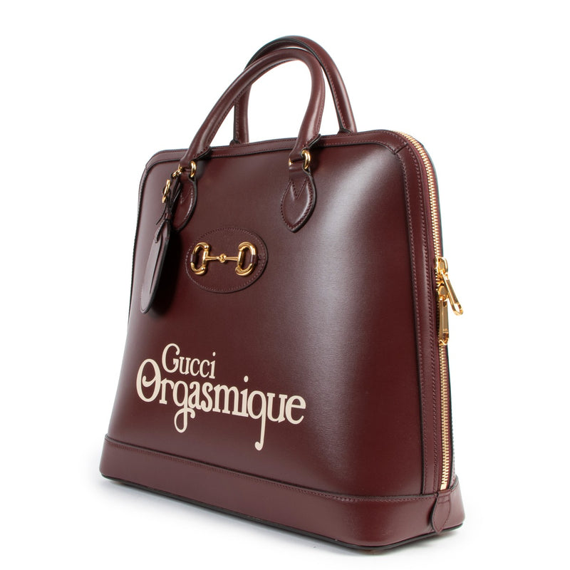 Gucci Spring/Summer 2020 Orgasmique Horsebit 1955 Large Tote Bag