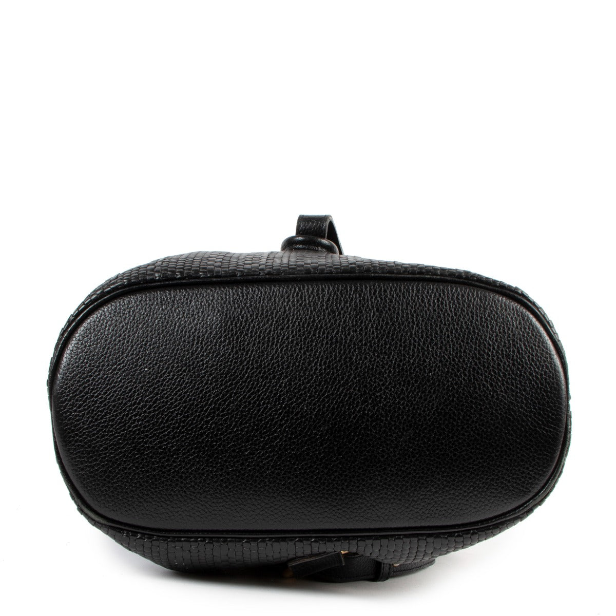 Delvaux Black Rosé Toile de Cuir Backpack
