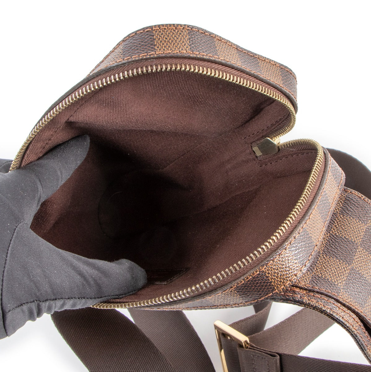 Louis Vuitton Geronimos Damier Ebene Crossbody Bag