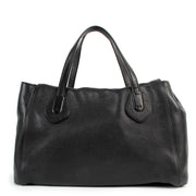Gucci Black Lady Tassel Pebbled Leather Shoulder Bag