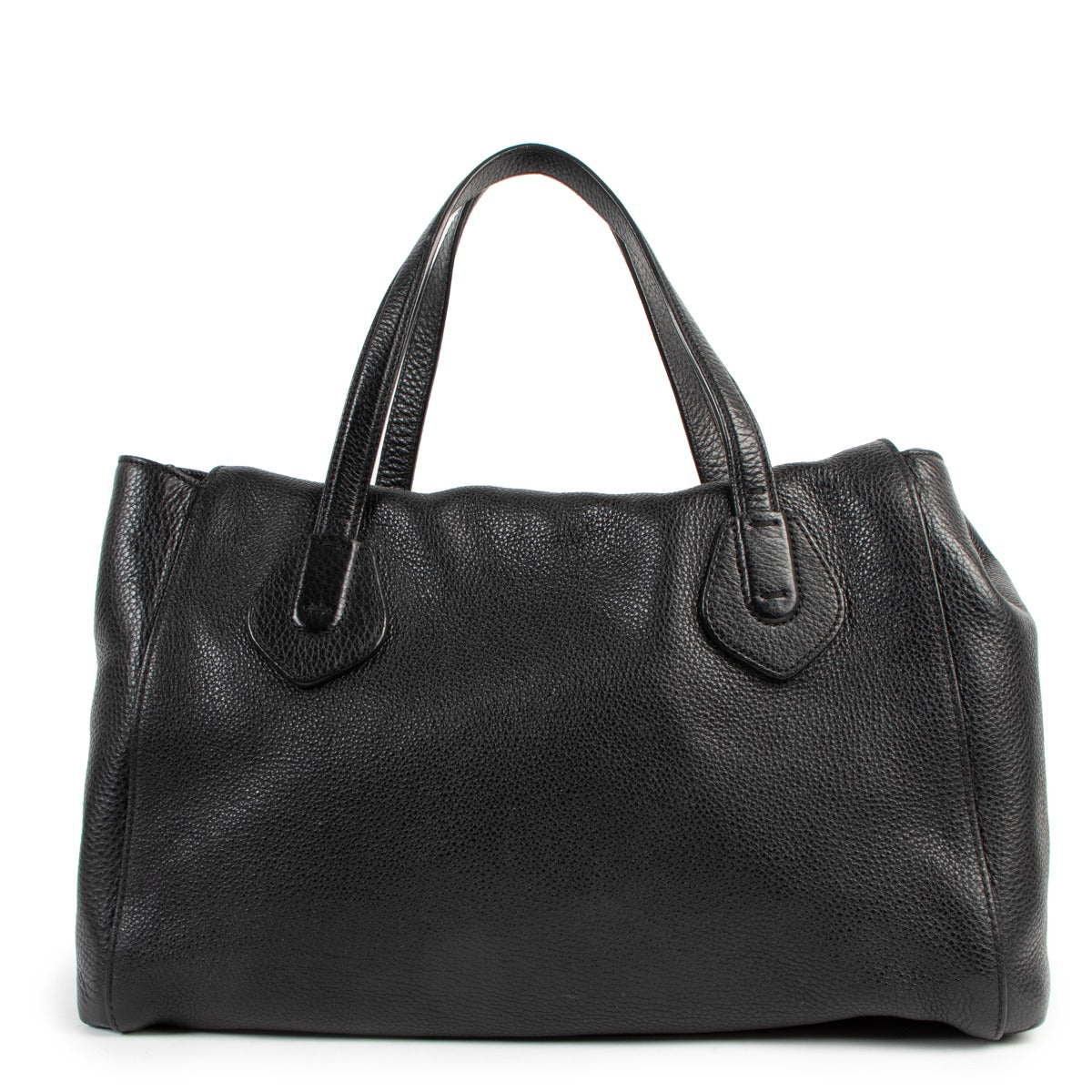Gucci Black Lady Tassel Pebbled Leather Shoulder Bag