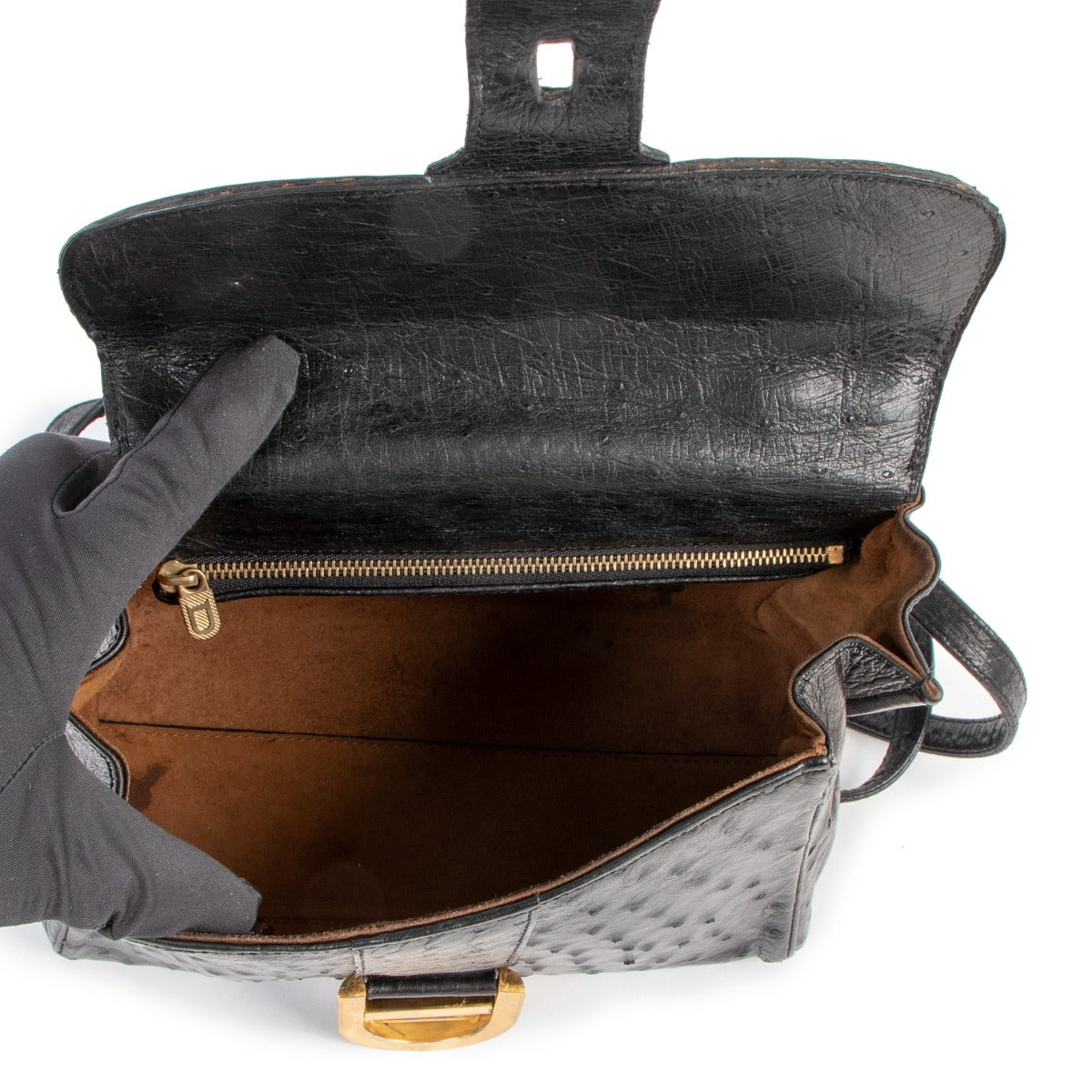 delvaux brillant autruche