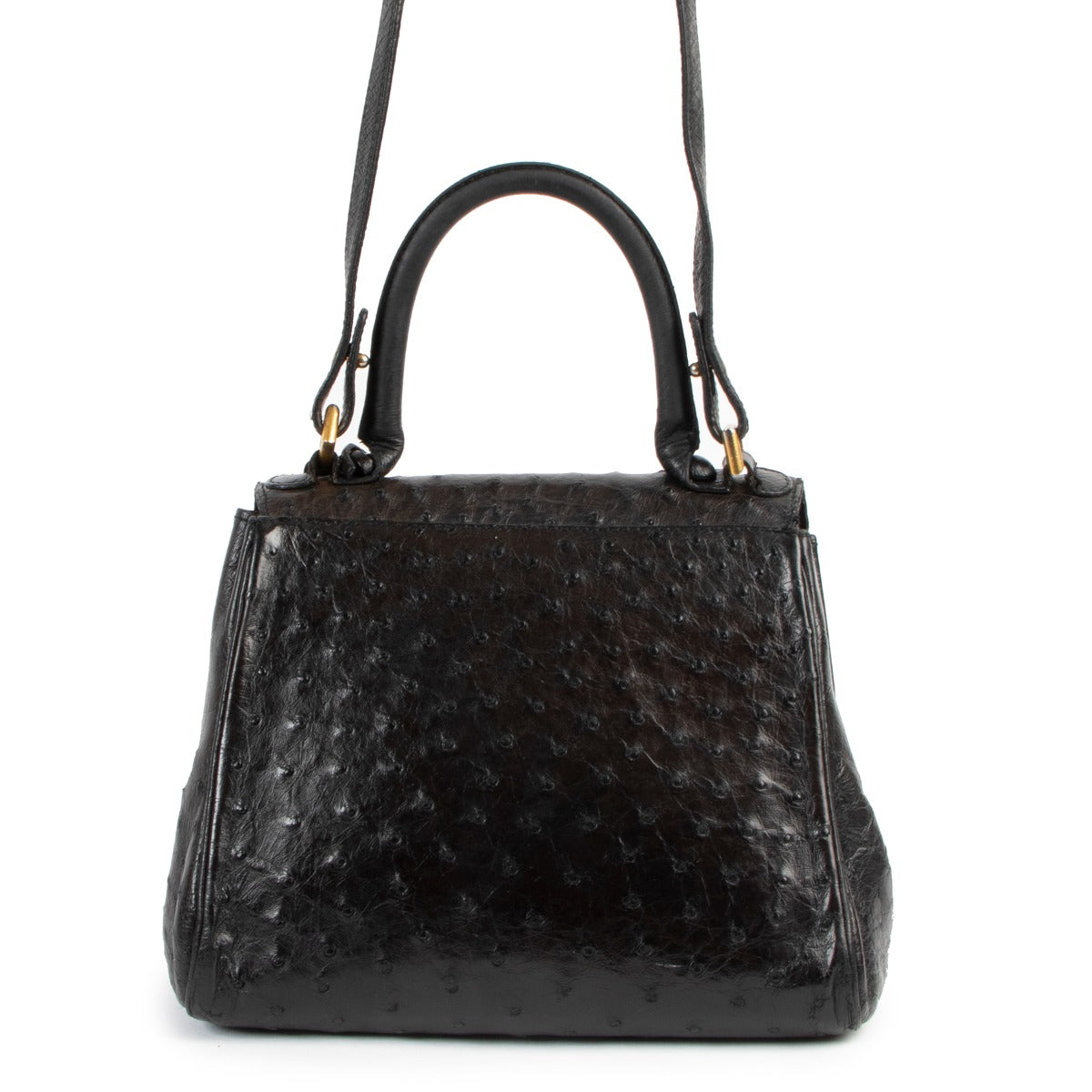 delvaux brillant autruche seconde main
