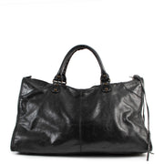 Buy an authentic second hand Balenciaga Black Chèvre Arena Classic Work Top Handle in very good condition at Labellov