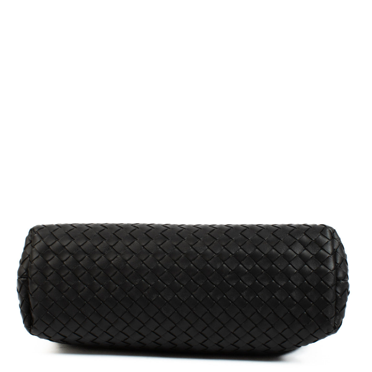 Bottega Veneta Black Intrecciato Medium Olimpia Bag