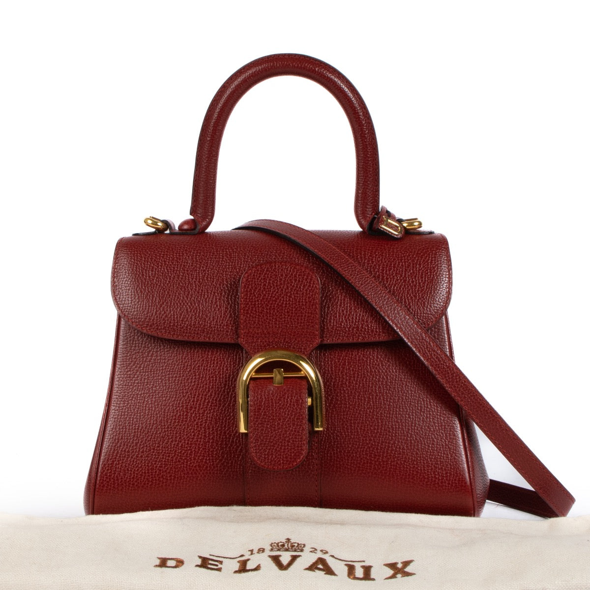 Shop 100% authentic secondhand Delvaux Red Brillant PM on Labellov.com