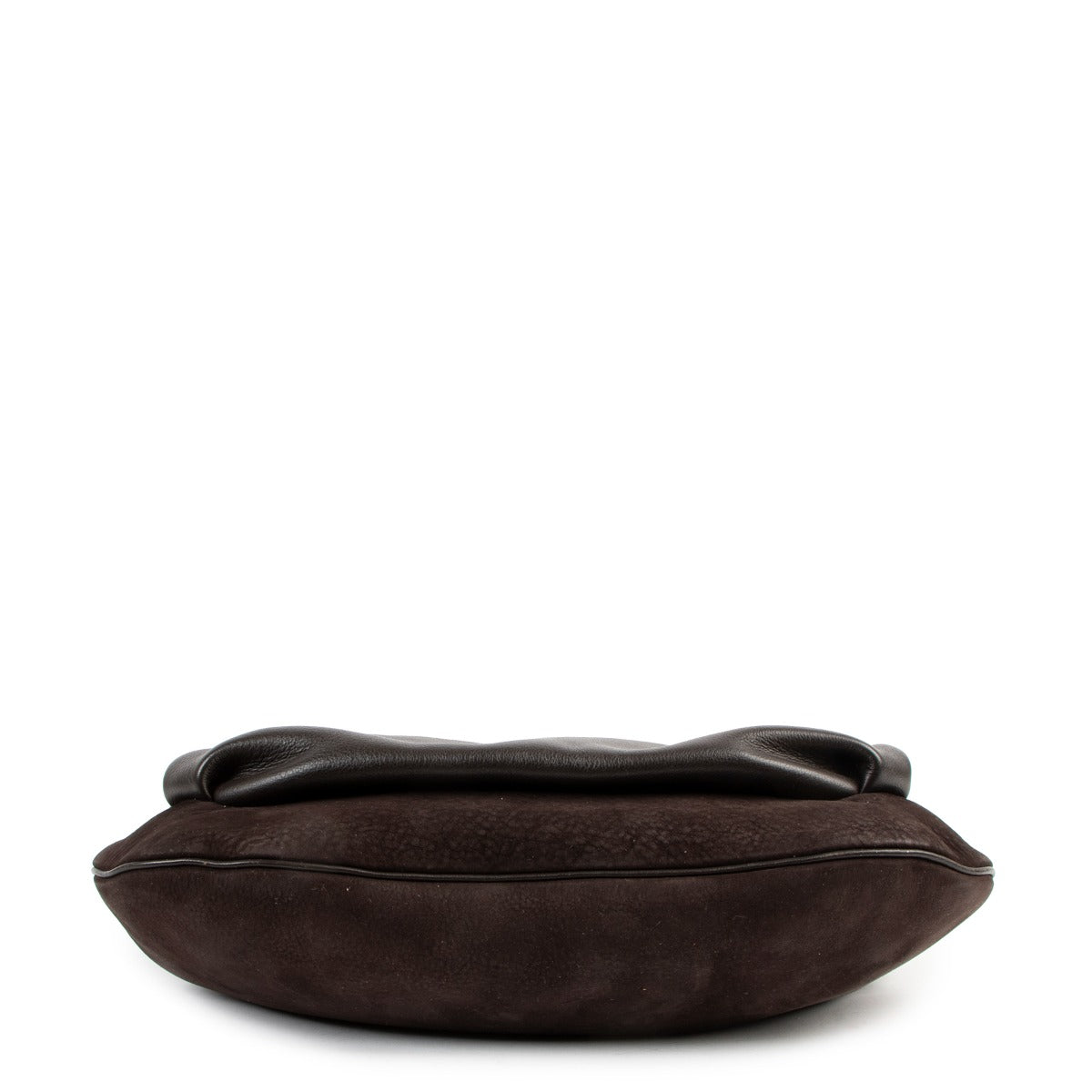 Delvaux Chocolate Brown Turnlock Shoulder Bag