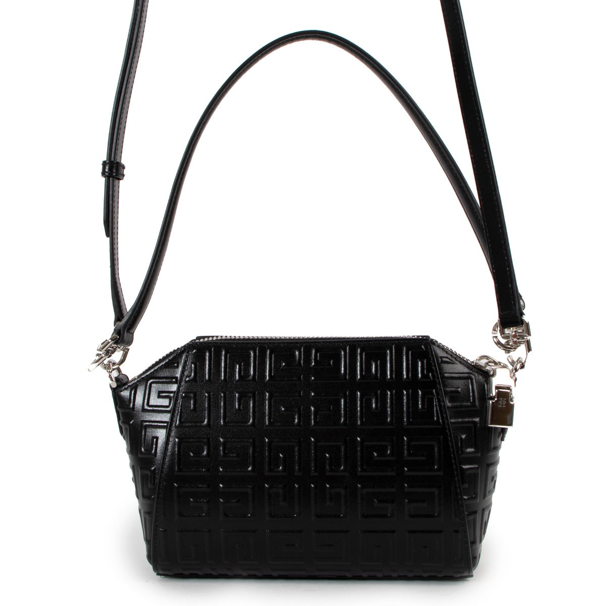 Givenchy Black Antigona XS 4G Leather Bag