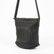 Delvaux Le Pin Black Taurillon Soft Daily Surpiqué Bag