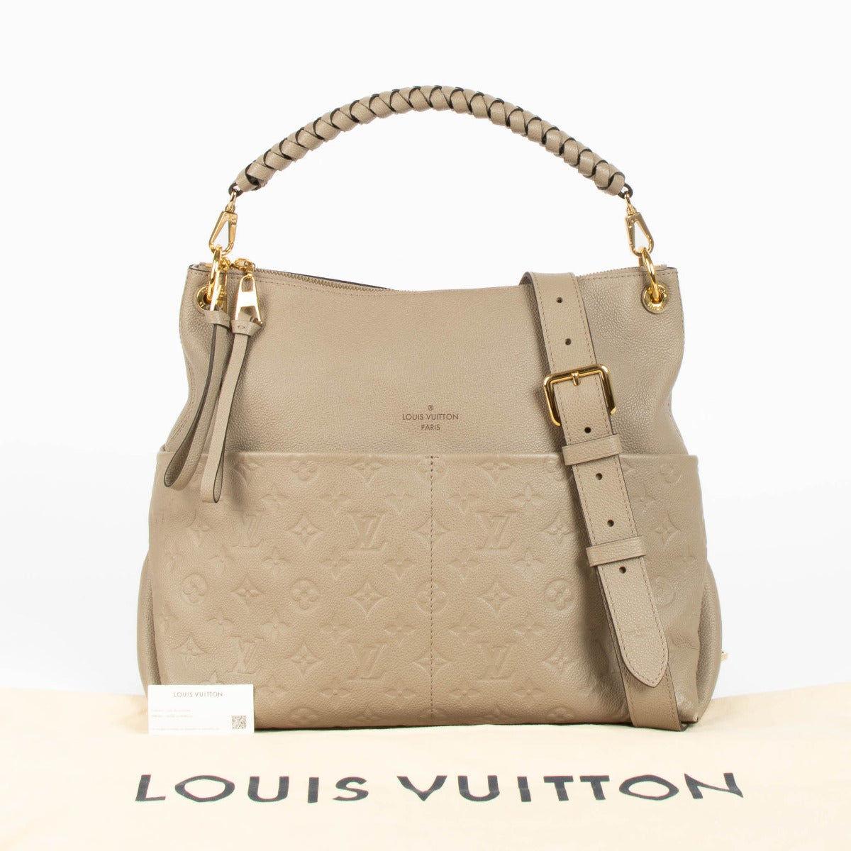 Louis Vuitton Maida hobo Tourterelle Monogram Empreinte leather bag