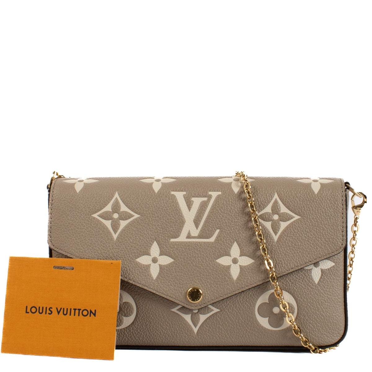 Louis Vuitton Bicolor Giant Monogram Empreinte Pochette Félicie