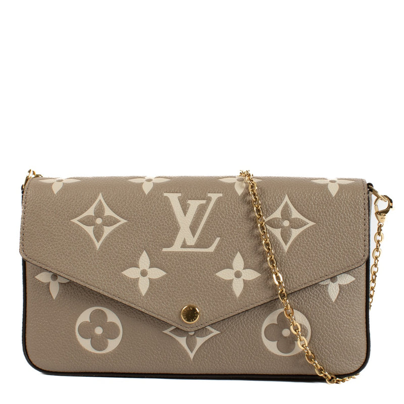 Louis Vuitton Bicolor Giant Monogram Empreinte Pochette Félicie