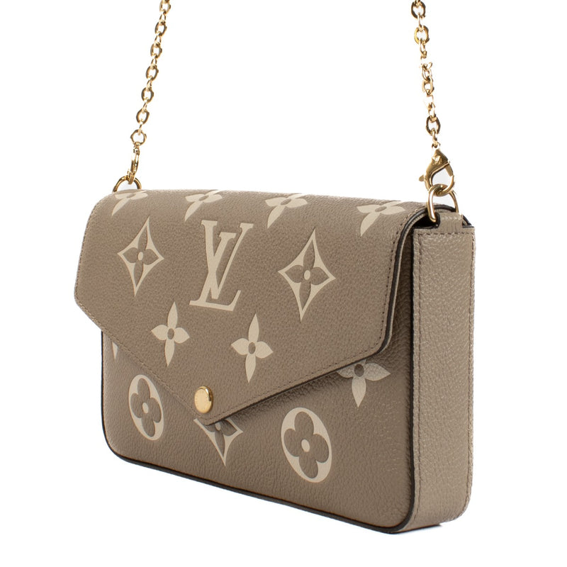Louis Vuitton Bicolor Giant Monogram Empreinte Pochette Félicie