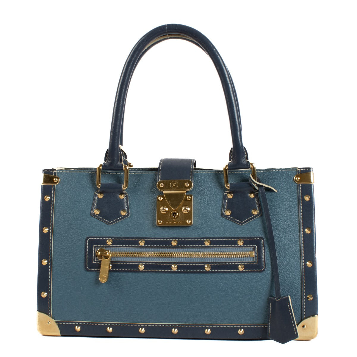 Louis Vuitton Blue Suhali Le Fabuleux Handbag