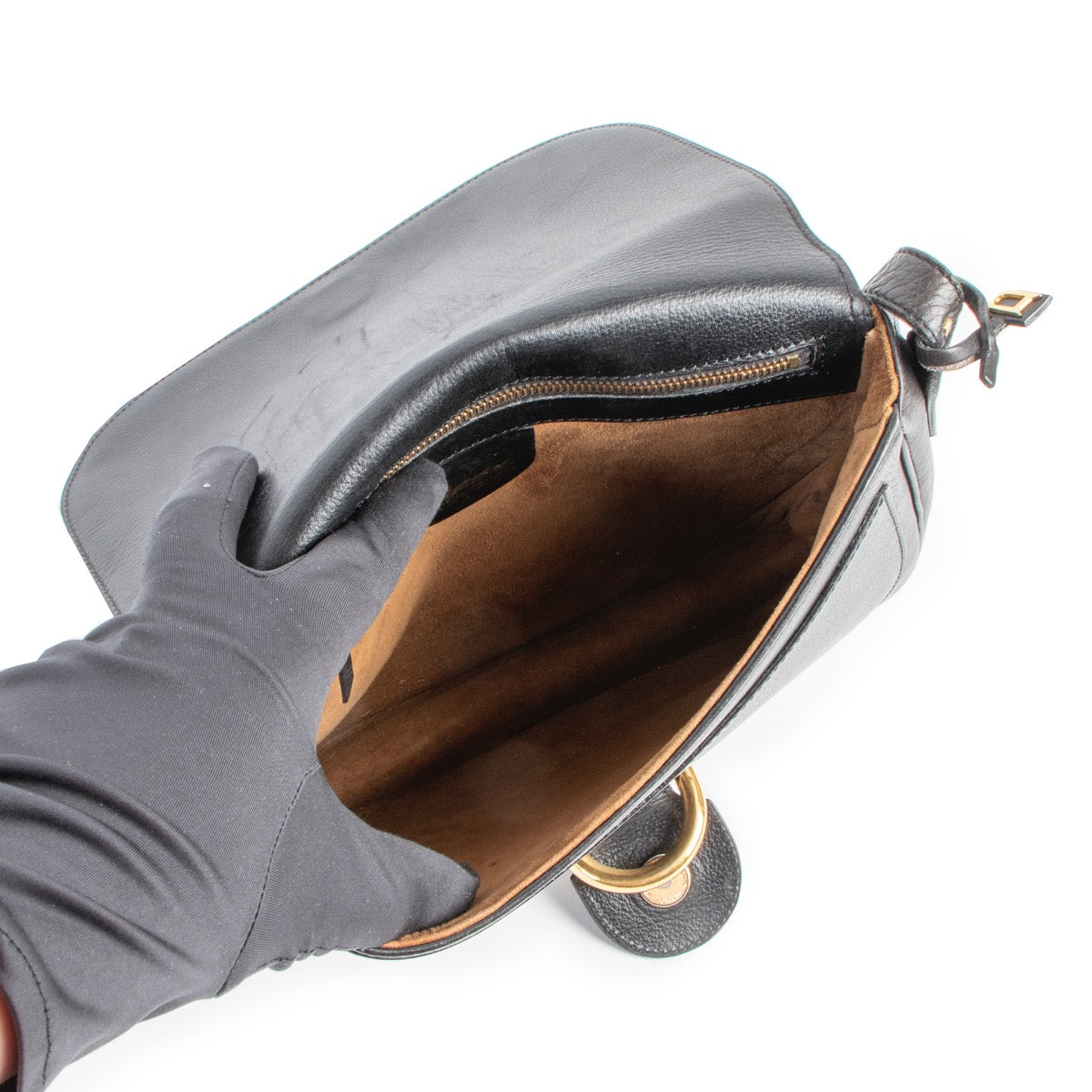 Buy an authentic second hand Delvaux Black Leather Crossbody Bag in good condition at Labellov.