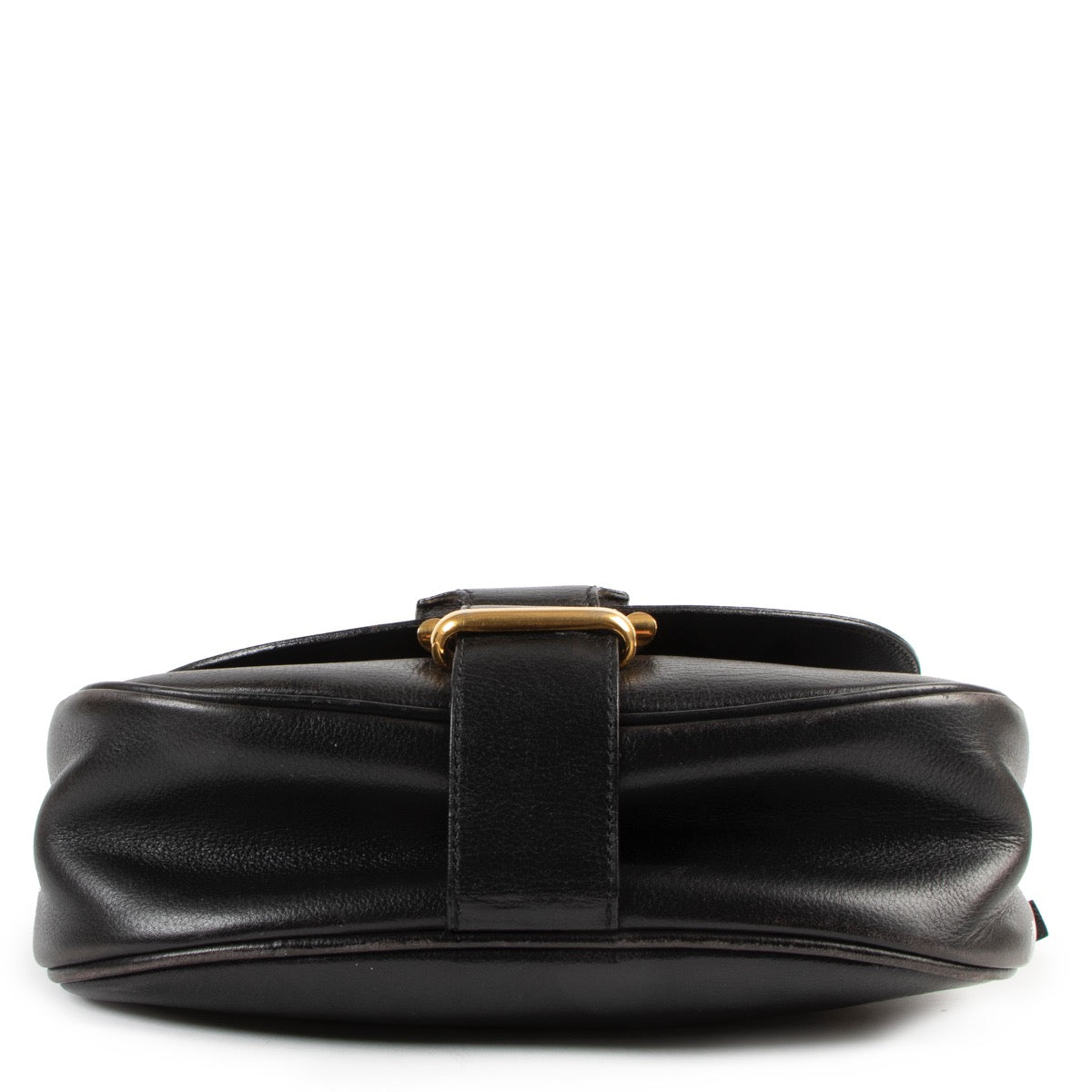 Buy an authentic second hand Delvaux Black Leather Crossbody Bag in good condition at Labellov.