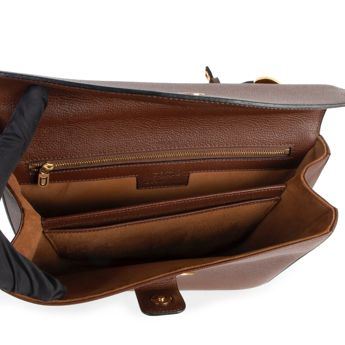 Buy an authentic second hand Delvaux Brown Leather Shoulder Bag in very good condition at Labellov
