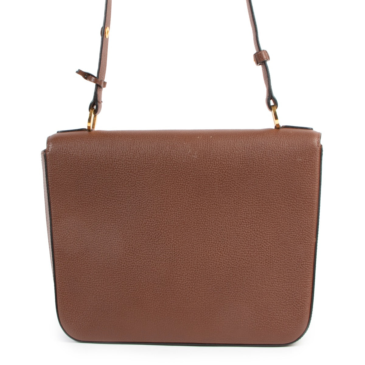 Buy an authentic second hand Delvaux Brown Leather Shoulder Bag in very good condition at Labellov
