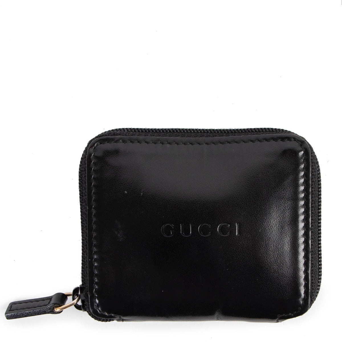 Buy an authentic second hand Gucci Brown Leather Guccissima Wallet in good pre-loved condition at Labellov