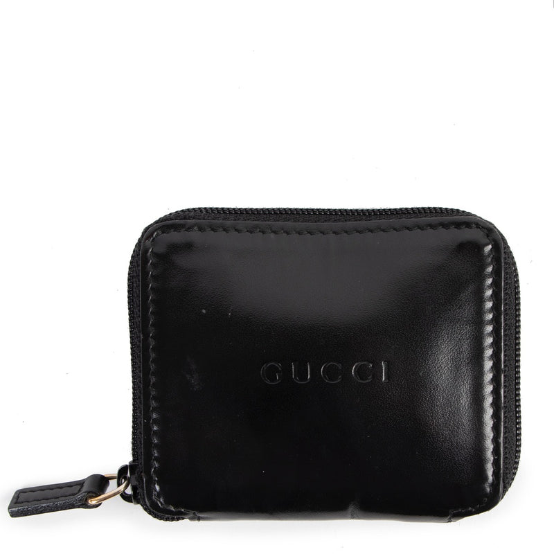 Buy an authentic second hand Gucci Brown Leather Guccissima Wallet in good pre-loved condition at Labellov