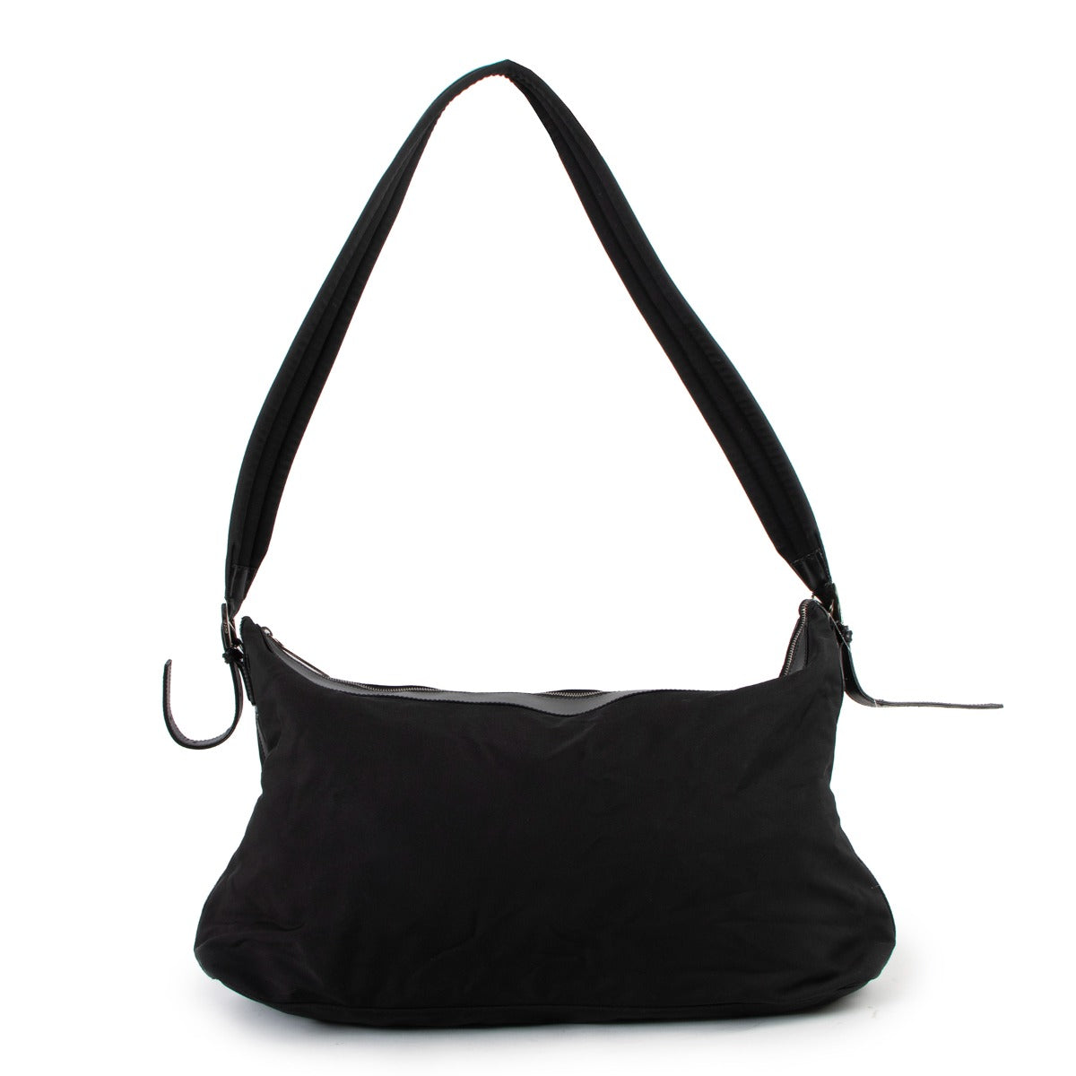 Gucci Black Nylon Large Shoulder Bag