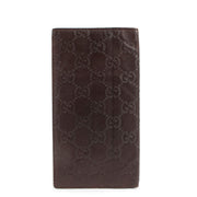 Buy an authentic second hand Gucci Brown Leather Guccissima Wallet in very good condition at Labellov