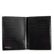 Buy an authentic second hand Salvatore Ferragamo Black Leather Wallet in very good condition at Labellov