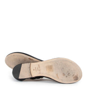 Jimmy Choo Black Afia Flat Sandals