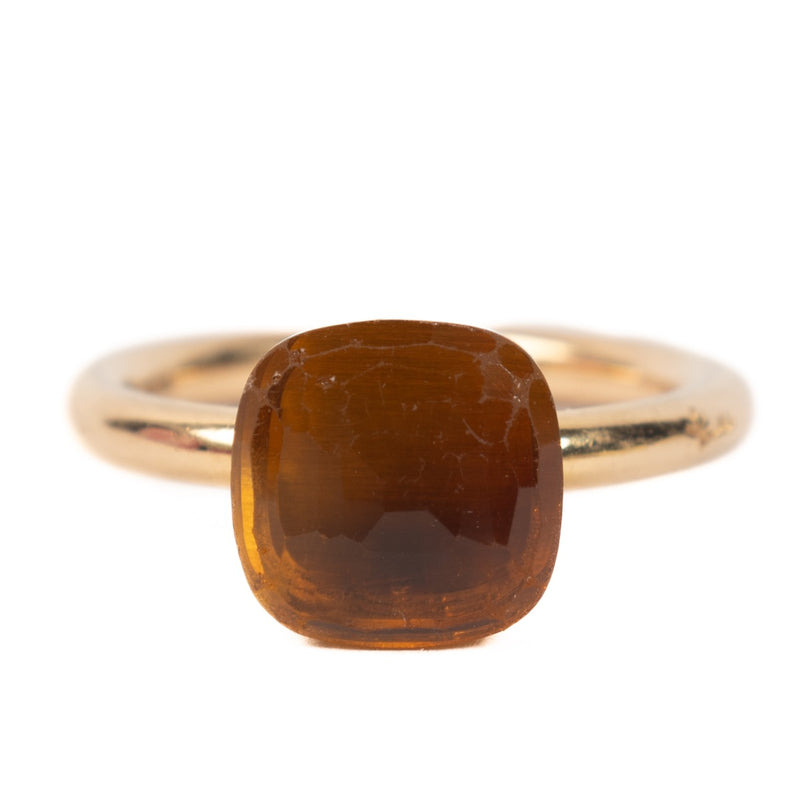 Shop 100% authentic second-hand Pomellato Yellow Gold/Citrine Quartz Classic Nudo Ring on Labellov.com