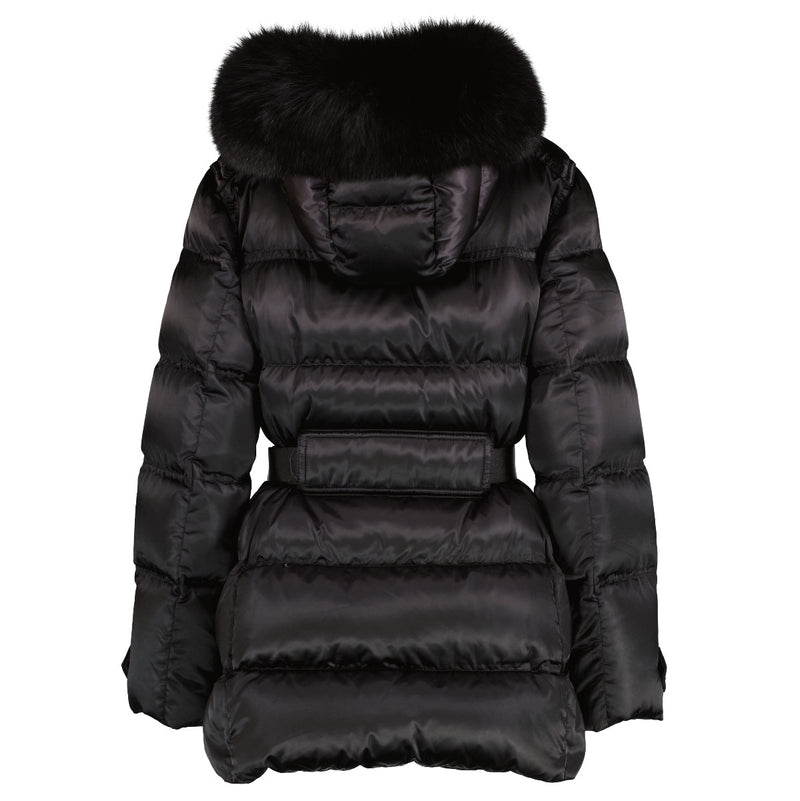 Shop safe online at Labellov in Antwerp, Brussels and Knokke this 100% authentic second hand Prada Black Fur Puffer Jacket - size IT44