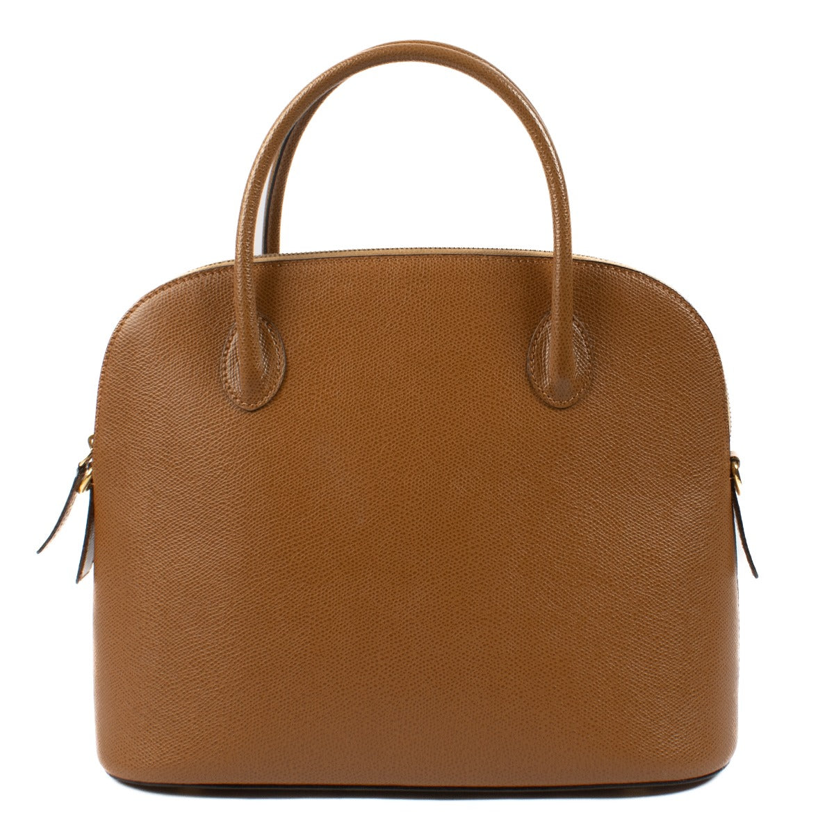 Celine Vintage Camel Leather Dome Bag