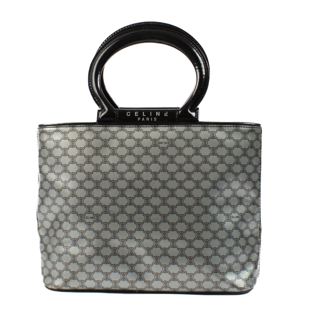 shop 100% authentic second hand Celine Silver Patent Top Handle Bag on Labellov.com