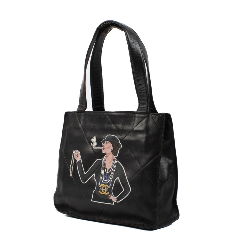 shop 100% authentic second hand Chanel Black Tag Personalized Mini Tote Bag on Labellov.com