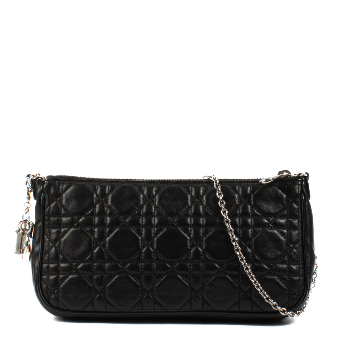 Christian Dior Black Cannage Shoulder Bag