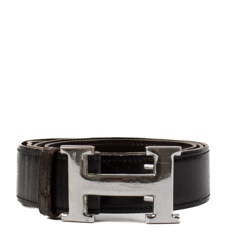 Shop 100% authentic secondhand Hermès Black Reversible H Buckle Belt on Labellov.com