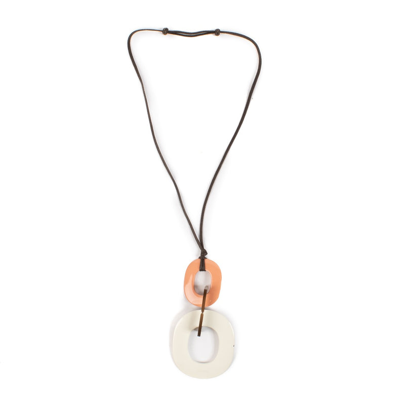 shop 100% authentic second hand Hermès Lacquered Wood Buffalo Horn Kara Necklace on Labellov.com