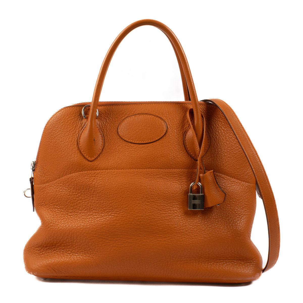 Hermès Orange Leather Bolide 31